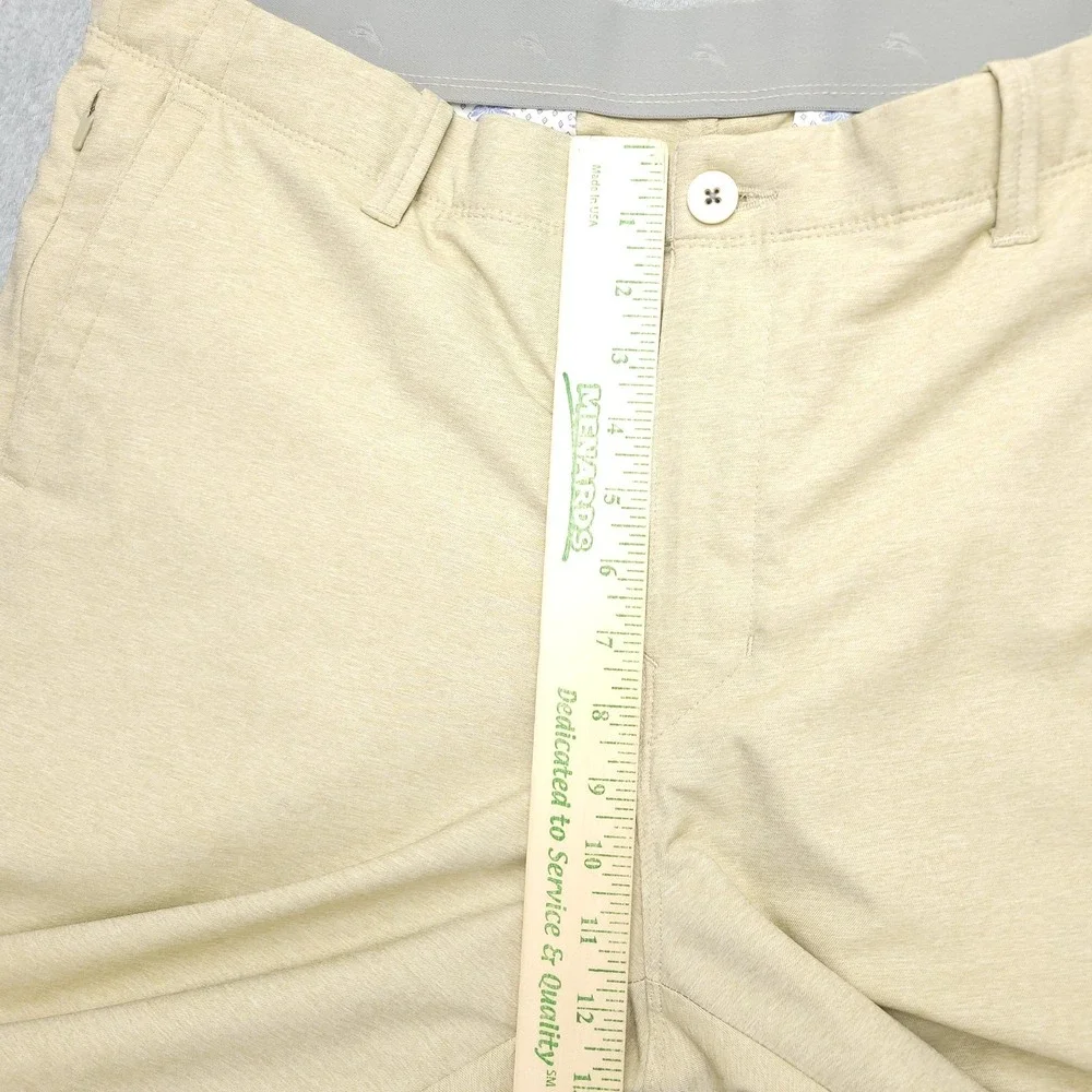 Tommy Bahama Pants Mens 38x34‎ Beige Chino Polyester Stretch Casual Polyester